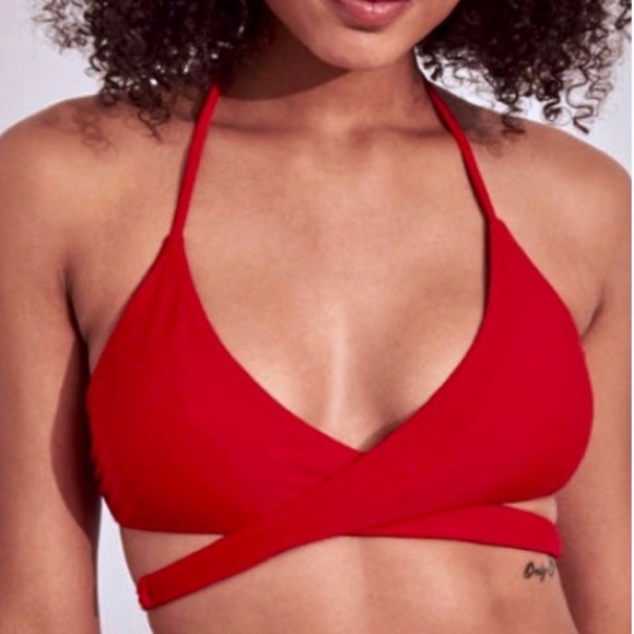 hollister wrap triangle bikini top - Picture 2 of 3